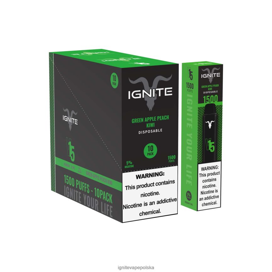 Ignite E Papieros Cena | IGNITE V15 vape pen 10 szt lód jagodowy 0648NZ97